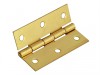 Forge Butt Hinge Brass Finish 65mm (2.5in) Pack of 2
