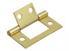 Forge Flush Hinge Brass Finish 40mm (1.5in) Pack of 2