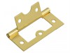 Forge Flush Hinge Brass Finish 60mm (2.5in)Pack of 2