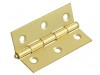 Forge Loose Pin Butt Hinge Brass Finish 75mm (3in) Pack of 2