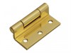 Forge Stormproof Hinge Brass Finish 63mm (2.5in) Pack of 2