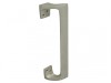 Forge Pull Handle - Aluminium Oval 225mm (9in)