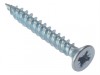 ForgeFix General Purpose Pozi Screw CSK TT ZP 1.1/2in x 6 Blister 20