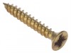 ForgeFix General Purpose Pozi Screw CSK TT Electro Brass 1.1/2in x 10 Box 200