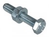 ForgeFix High Tensile Set Screw ZP M8 x 40mm Forge Pack 4