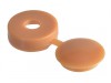 ForgeFix Hinged Cover Cap Light Brown No.6-8 Bag 100