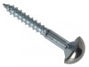 ForgeFix Mirror Screw Chrome Domed Top Slotted ZP 1.1/2in x 8 Forge Pack 8