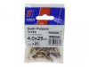 ForgeFix Multi-Purpose Pozi Screw CSK ST ZYP 4.0 x 25mm ForgePack 20