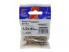 ForgeFix Multi-Purpose Pozi Screw CSK ST ZYP 4.0 x 40mm ForgePack 20