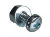 ForgeFix Machine Screw Pozi Pan Head ZP M3 x 8mm Forge Pack 30