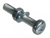 ForgeFix Machine Screw Pozi Pan Head ZP M5 x 30mm Forge Pack 8