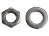 ForgeFix Hexagonal Nuts & Washers A2 Stainless Steel M8 Forge Pack 12