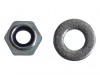 ForgeFix Nyloc Nuts & Washers Zinc Plated M4 Forge Pack 50