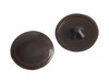 ForgeFix Pozi Cover Cap Dark Brown No.6-8 Forge Pack 50