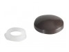 ForgeFix Domed Cover Cap Dark Brown No. 6-8 Forge Pack 20