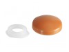 ForgeFix Domed Cover Cap Light Brown No. 6-8 Forge Pack 20