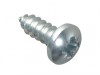 ForgeFix Self-Tapping Screw Pozi Pan Head ZP 1/2in x 10 Forge Pack 25