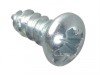 ForgeFix Self-Tapping Screw Pozi Pan Head ZP 1/4in x 4 Forge Pack 80