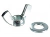 ForgeFix Wing Nut & Washers ZP M12 Forge Pack 4