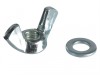 ForgeFix Wing Nut & Washers ZP M6 Forge Pack 10