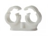 ForgeFix Pipe Clip Double Cliplock 22mm Box 50
