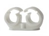 ForgeFix Pipe Clip Double Cliplock 28mm Box 50