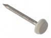 ForgeFix Polytop Nail White Stainless Steel 40mm Box 100