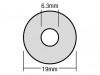 ForgeFix TechFast Bonded EPDM Washer 5.5 x 16mm Box 100