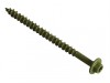 ForgeFix Torxfast Hex Head Timber Fixing Screws Green 100mm Box 50
