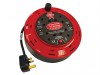 Faithfull Power Plus Cable Reel 230 Volt 10 Metre 10 Amp 4 Socket