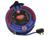 Faithfull Power Plus Pro Cable Reel 230V 10M 10A 4 Soc Cutout