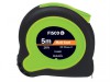 Fisco Tuf-Lok Hi Vis Tape Measure 5m / 16ft (Width 19mm)