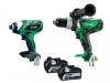 HiKOKI KC18DKL Combi & Impact Twin Pack 18V 2 x 5.0Ah Li-ion