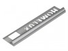 Homelux Tile Trim Homelux Metal Round Edge Silver Effect 6mm x 2.4M (Box 10)