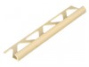 Homelux Tile Trim PVC Round Edge Soft Cream 6mm x 2.44M (Box 10)