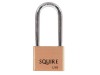 Henry Squire LN5/2.5 Lion Brass Padlock 65mm Long Shackle
