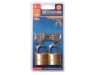 Henry Squire LP8T Leopard Brass Padlocks Twin Pack 30mm