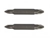 IRWIN Screwdriver Bits PZ1 / PZ2 Double Ended 50mm Pack of 2