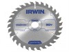 IRWIN Construction Circular Saw Blade 150 x 20mm x 30T ATB