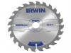 IRWIN Construction Circular Saw Blade 230 x 30mm x 24T ATB