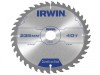 IRWIN Construction Circular Saw Blade 235 x 30mm x 40T ATB