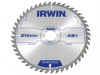 IRWIN General Purpose Table & Mitre Saw Blade 216 x 30mm x 48T ATB