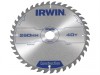 IRWIN General Purpose Table & Mitre Saw Blade 250 x 30mm x 40T ATB