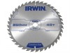 IRWIN General Purpose Table & Mitre Saw Blade 350 x 30mm x 40T ATB