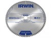 IRWIN General Purpose Table & Mitre Saw Blade 350 x 30mm x 84T ATB