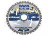 IRWIN Weldtec Circular Saw Blade 184 x 30mm x 40T ATB