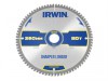 IRWIN Construction Mitre Circular Saw Blade 250 x 30mm x 80T ATB/Neg