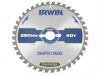 IRWIN Construction Table & Mitre Circular Saw Blade 250 x 30mm x 40T ATB