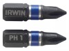 IRWIN Impact Screwdriver Bits Phillips PH1 25mm Pack of 2