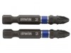 IRWIN Impact Screwdriver Bits Pozi PZ2 50mm Pack of 2